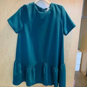 LOFT teal dress - size small